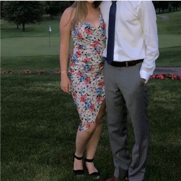 VERONICA BEARD Annabelle Silk Midi Dress Floral Size 4 - Picture 5 of 10